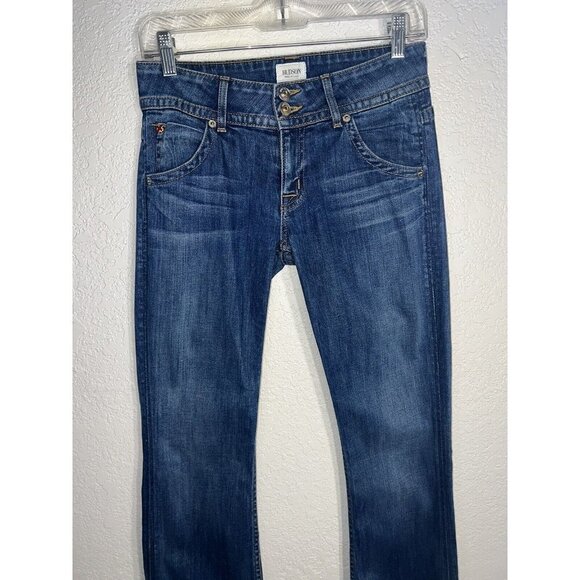 Hudson Jeans Collins Boot Cut Flare Bottom Women’s Size 25x33 Long Low Rise C1 - Picture 2 of 7